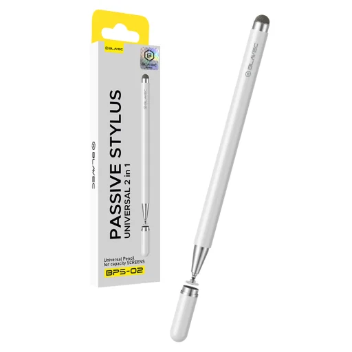 Blavec Passive Stylus Pen BPS-02 Universal 2 v 1 (BPS02-UW) biely - 1