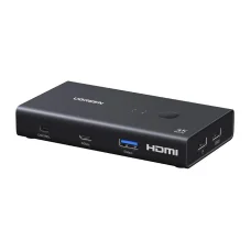UGREEN AK502 KVM prepínač 2 vstupy 1 výstup