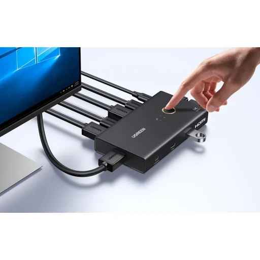 UGREEN AK502 KVM prepínač 2 vstupy 1 výstup - 18