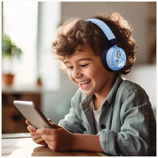 OTL Bluey detské slúchadlá na uši Bluetooth modré - 8