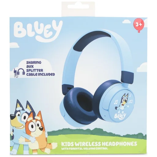 OTL Bluey detské slúchadlá na uši Bluetooth modré - 9