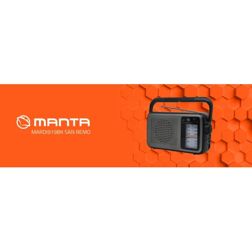 Manta MARDI919BK San Remo Black zsebrádió - 2