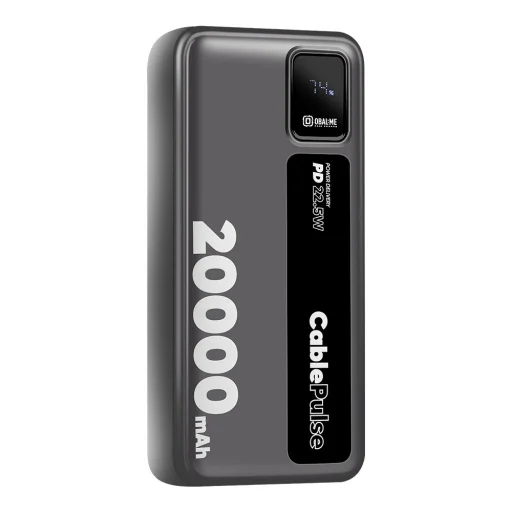 OBAL:ME CablePulse Powerbank 20000mAh 22,5W Čierna - 3
