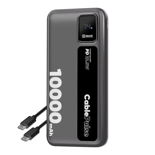 OBAL:ME CablePulse Powerbanka 10000mAh 22,5W Čierna - 1