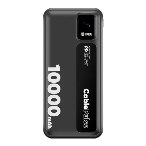 OBAL:ME CablePulse Powerbanka 10000mAh 22,5W Čierna - 2