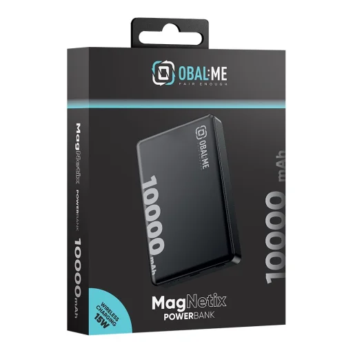 OBAL:ME MagNetix Powerbank 10000mAh čierna - 6