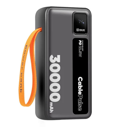 OBAL:ME CablePulse Powerbank 30000mAh 22,5W čierna - 3