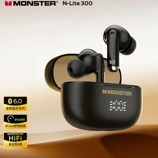 Monster N-Lite 300, Black - 2
