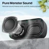 Bluetooth reproduktor Monster S150, 14W, TWS, RGB, vodoodolný, čierny thumbnail