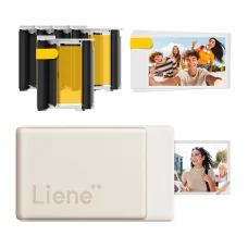 Liene Pearl N200 Pro 2x3 hüvelykes hordozható fotónyomtató, csomag, arany
