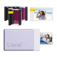 Liene Pearl N200 Pro 2x3 hüvelykes hordozható fotónyomtató csomag, lila