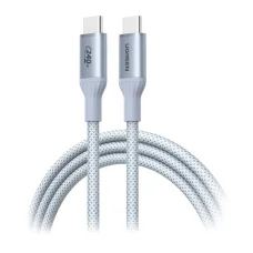 Ugreen 75732 L534 USB-C – USB-C 2m 240W sivo-biely kábel