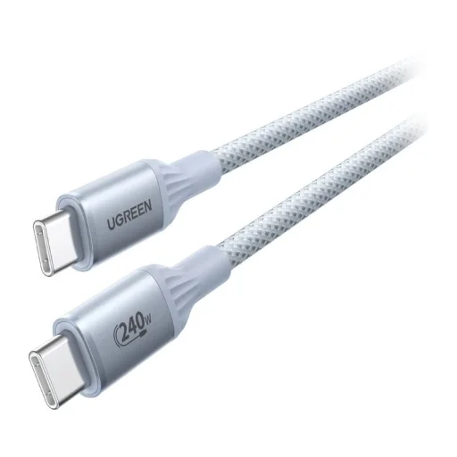 Ugreen 75732 L534 USB-C – USB-C 2m 240W sivo-biely kábel - 3