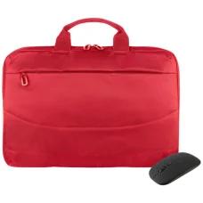 Tucano Idea laptop táska 15,6" + egér szett piros