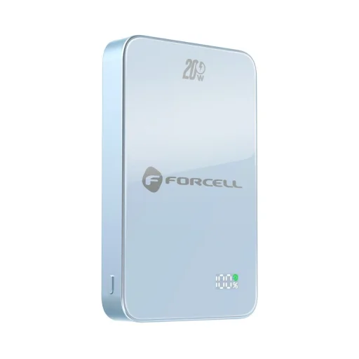 Forcell F-Energy SuperSlim F10K8 QC4.0 PD3.0 15W 10000 mAh powerbanka kompatibilná s MagSafe modrá - 2