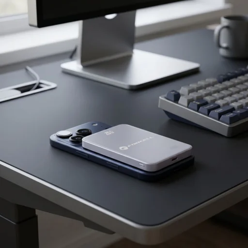 Forcell F-Energy SuperSlim F5K8 QC4.0 PD3.0 15W 5000 mAh fialová MagSafe kompatibilná powerbanka - 9