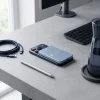 Modrá powerbanka Forcell F-Energy SuperSlim F5K8 kompatibilná s MagSafe QC4.0 PD3.0 15 W 5000 mAh thumbnail