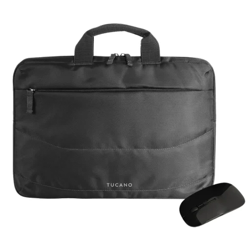 Tucano Idea taška na notebook 13,3"/14" + myš čierna - 1