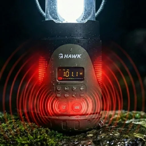 Hawk HWRDI430GN Radio Solar Dynamo With Flashlight - 10
