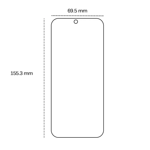 Honor 90 Lite 5G 2,5D edzett üvegfólia - 2