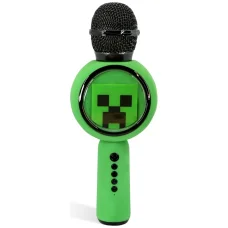 OTL Minecraft Creeper LED karaoke mikrofon vezeték nélküli hangszóróval