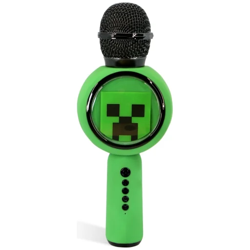 OTL Minecraft Creeper LED karaoke mikrofon vezeték nélküli hangszóróval - 1