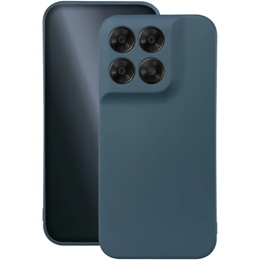 Motorola Moto G67 5G / Moto G77 5G sötétkék szilikon tok - 1