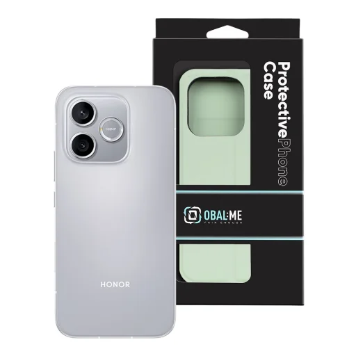 OBAL:ME SmoothTouch tok Honor 600 Lite számára - Menta Zöld Tok - 5