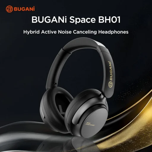 Handsfree Bluetooth Bugani Space BH01, čierna, - 2