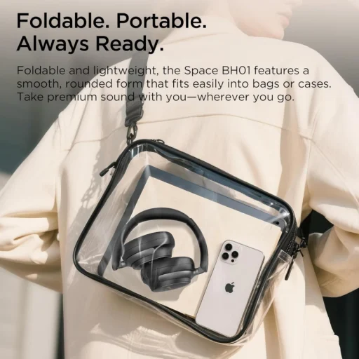 Handsfree Bluetooth Bugani Space BH01, čierna, - 4
