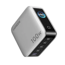 Sieťová nabíjačka UGREEN X773 (65620B), 100W, 1 x USB-A - 4 x USB-C, Sivá