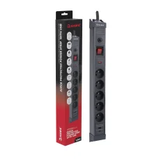 Hawk HWPS501GY 1,5 m hálózati elosztó USB-C porttal