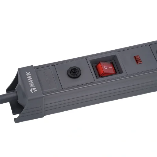Hawk HWPS501GY 1,5 m hálózati elosztó USB-C porttal - 2