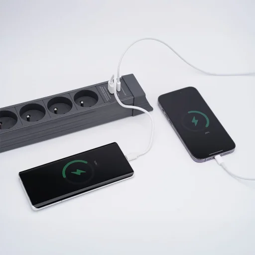Hawk HWPS501GY 1,5 m hálózati elosztó USB-C porttal - 6