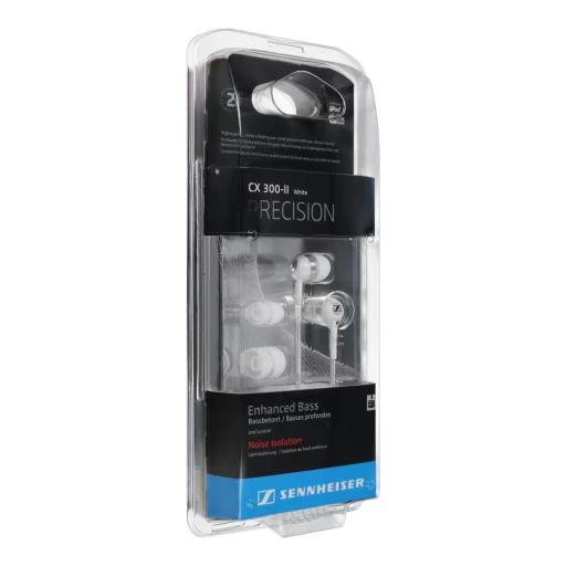Sennheiser CX 300 II Precision vezetékes fülhallgató 3,5 mm-es jack csatlakozóval, fehér - 3