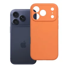 iPhone 17 Pro Forcell F-Protect Rubber Premium MagSafe kompatibilis narancssárga tok