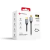 Forcell Cafule HDMI 2.1 8K 60Hz / 4K 120Hz ultra nagy sebességű HDMI kábel, HDR, eARC, VRR, 48Gbps, 3 m, fekete thumbnail