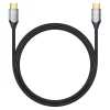 Forcell Cafule HDMI 2.1 8K 60Hz / 4K 120Hz ultra nagy sebességű HDMI kábel, HDR, eARC, VRR, 48Gbps, 3 m, fekete thumbnail