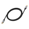 Forcell Cafule HDMI 2.1 8K 60Hz / 4K 120Hz ultra nagy sebességű HDMI kábel, HDR, eARC, VRR, 48Gbps, 3 m, fekete thumbnail