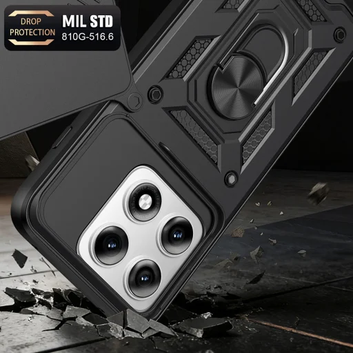  Motorola Edge 70 Pro Fekete Techsuit CamShield Series tok - 5