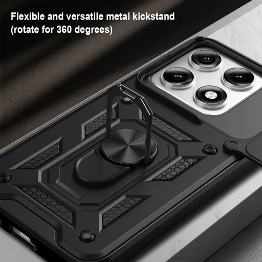  Motorola Edge 70 Pro Fekete Techsuit CamShield Series tok - 6