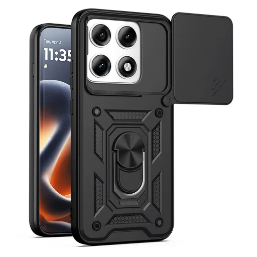 Motorola Edge 70 Pro Fekete Techsuit CamShield Series tok - 1