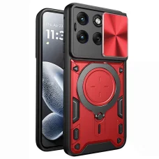 Červené puzdro Techsuit CamGuard Pro pre Motorola Edge 70 Fusion