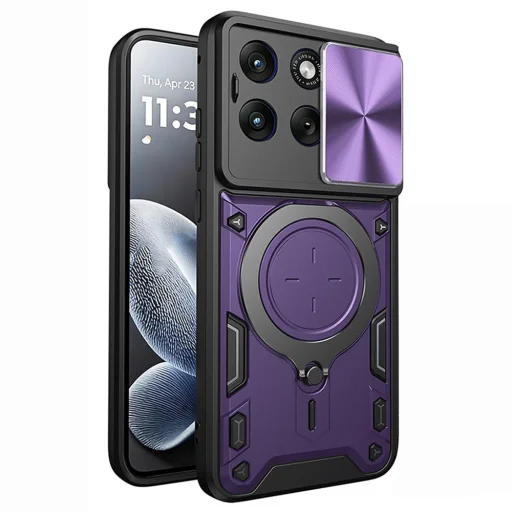  Motorola Edge 70 Fusion Lila Techsuit CamGuard Pro tok - 1