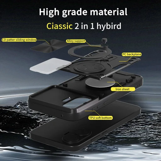  Xiaomi Poco F7 Fekete Techsuit CamGuard Pro tok - 6
