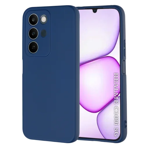  Realme C100 5G Sötétkék Techsuit - SoftFlex tok - 1