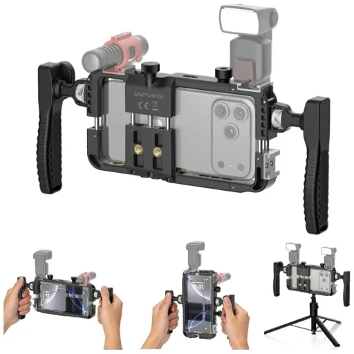 4smarts univerzális okostelefon videószett vezeték nélküli távirányítóval fekete - 8