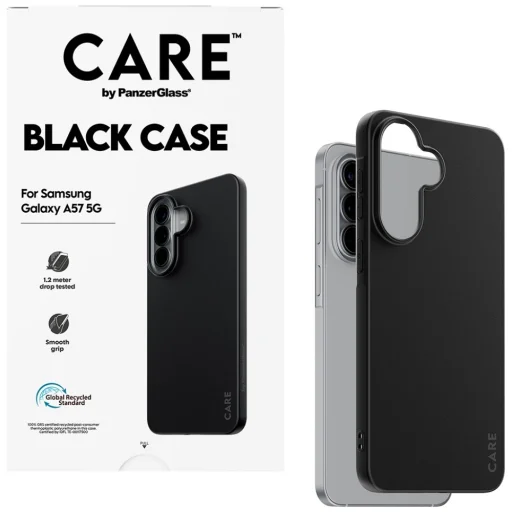 Samsung Galaxy A57 5G CARE by PanzerGlass divatos fekete tok - 5