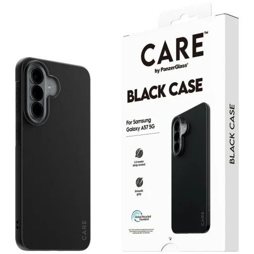 Samsung Galaxy A57 5G CARE by PanzerGlass divatos fekete tok - 6