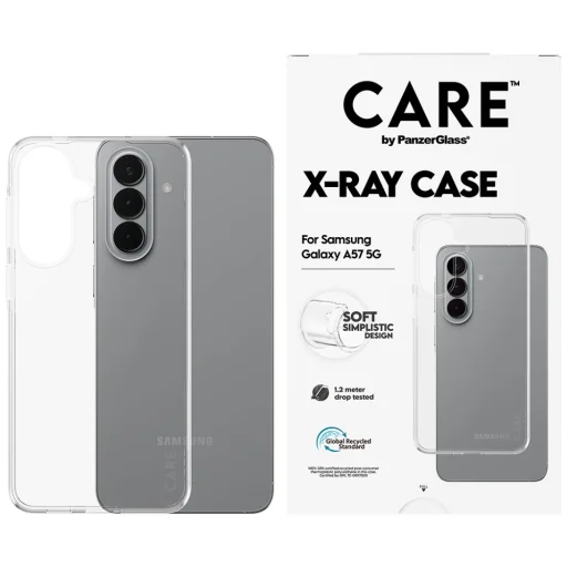 Samsung Galaxy A57 5G CARE by PanzerGlass Fashion X-Ray átlátszó tok - 2